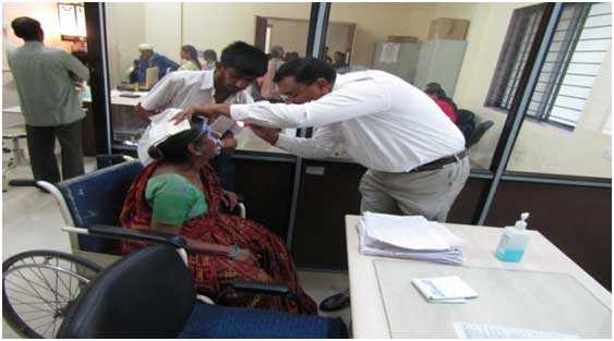 Eye check-up camp